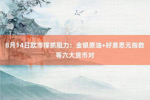 8月14日欧市撑抓阻力：金银原油+好意思元指数等六大货币对